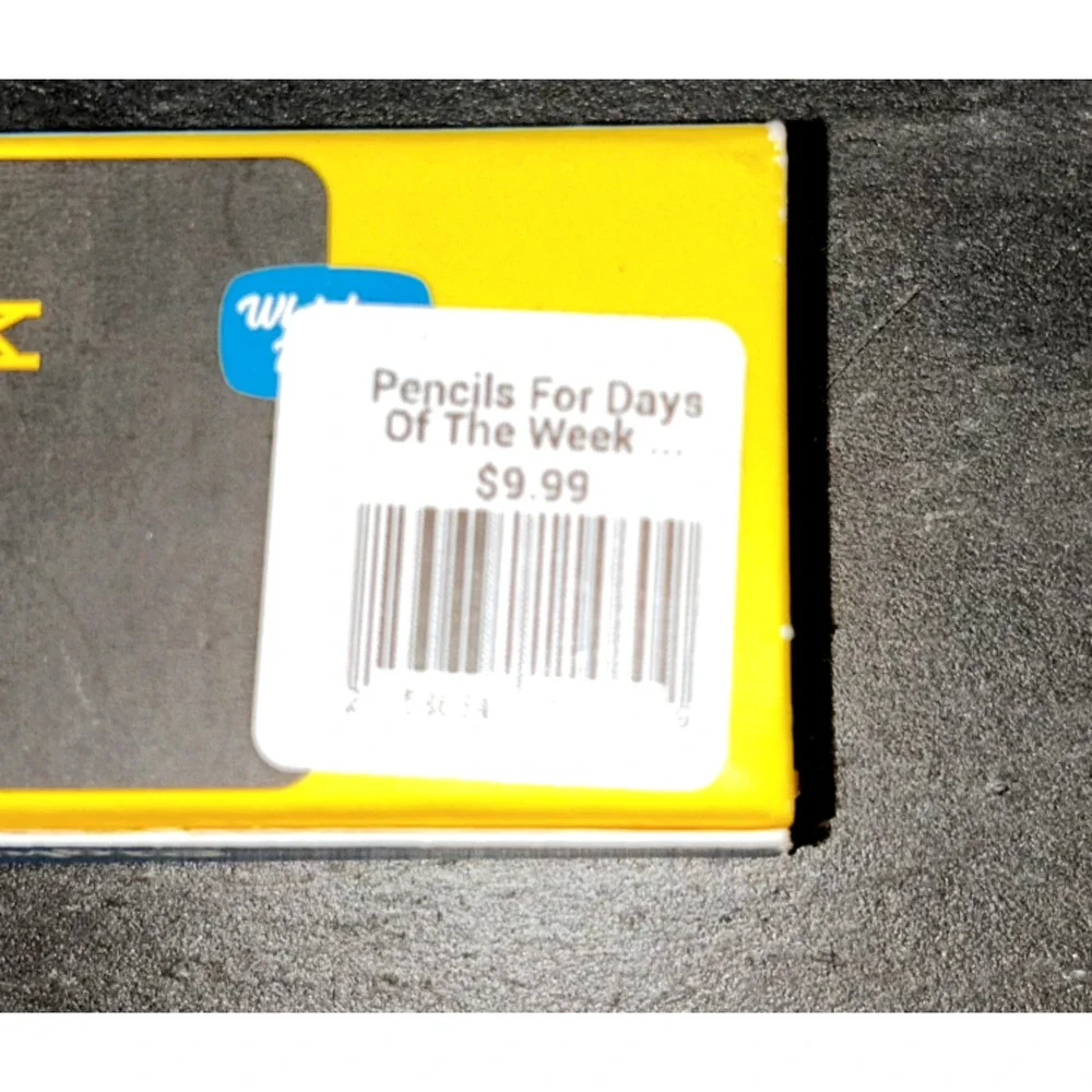 Whiskey River Soap Co. The Days of the Week Novelty Pencils Gift